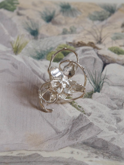 Floral ear cuff whimsy