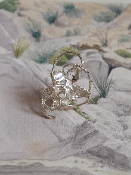 Floral ear cuff whimsy